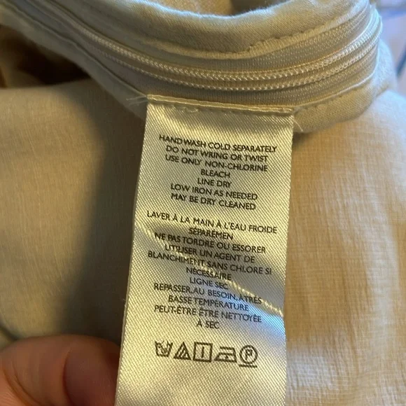 Free People Avery Jumpsuit Women’s‎ Size 0 One Shoulder Boho Cream Washed Out - Picture 12 of 13